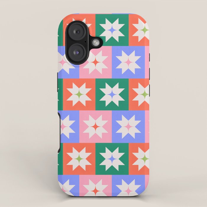 Cheerful Festive Stars iPhone Case Gallery Image 1
