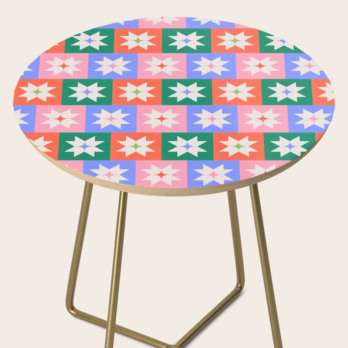 Cheerful Festive Stars Side Table Gallery Image 2