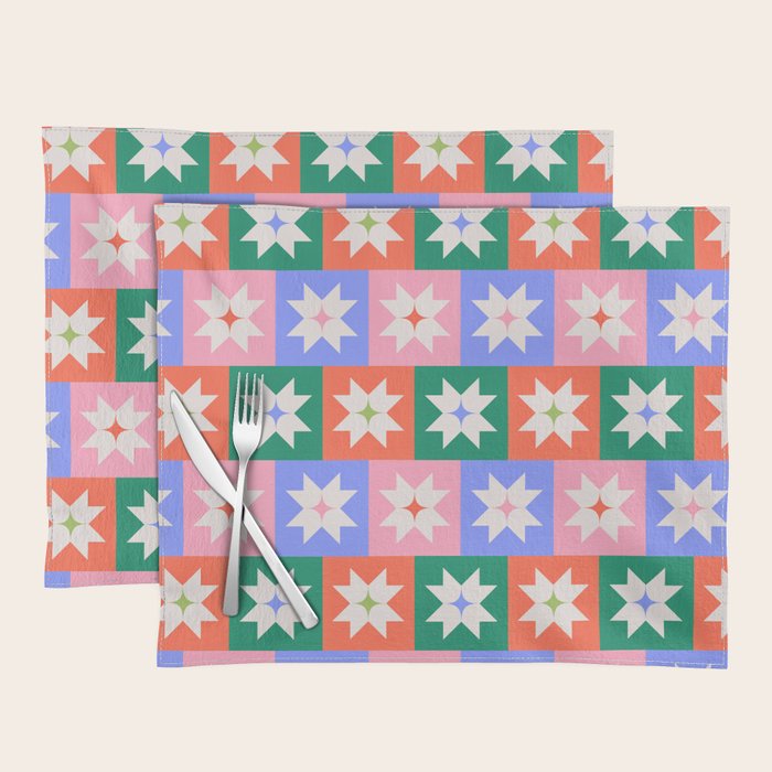 Cheerful Festive Stars Placemat Gallery Image 1