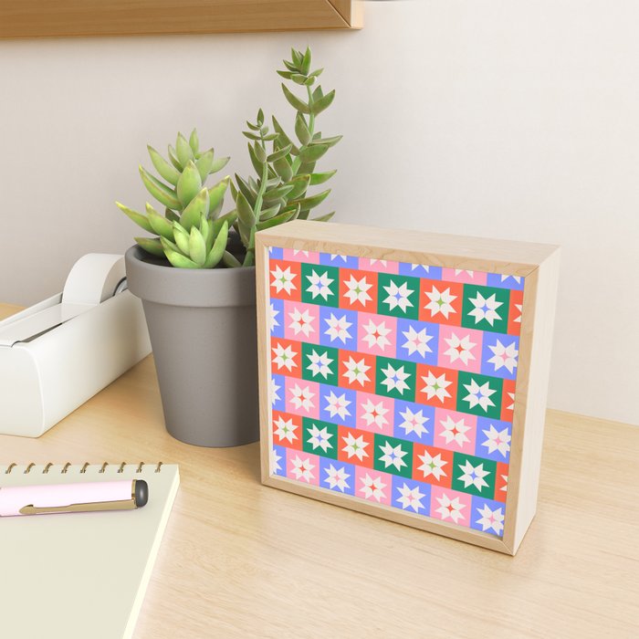 Cheerful Festive Stars Mini Art Print Gallery Image 2
