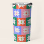 Cheerful Festive Stars Travel Mug Gallery Image 2