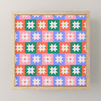 Cheerful Festive Stars Mini Art Print Gallery Image 1