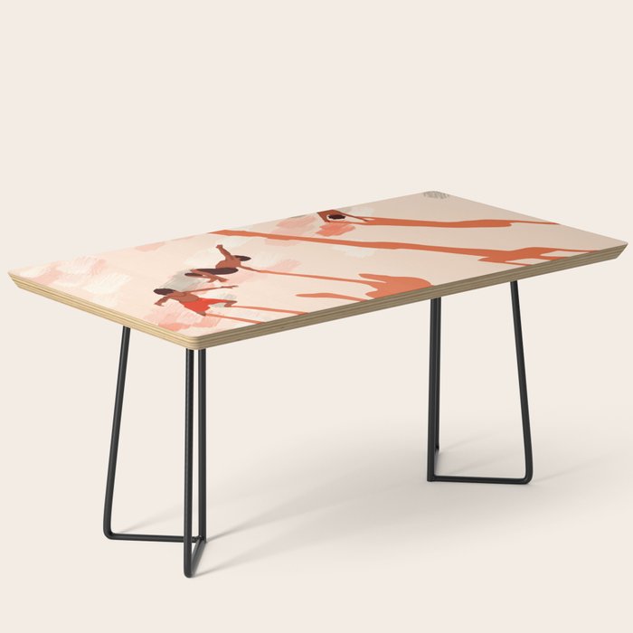 Free Spirits, Children Wild Child Parenthood, Kids Freedom Human Rights Equality, Eclectic Beach Ocean Play Shadows Light Sand Concept Painting Coffee Table Gallery Image 1