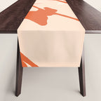 Free Spirits, Children Wild Child Parenthood, Kids Freedom Human Rights Equality, Eclectic Beach Ocean Play Shadows Light Sand Concept Painting Table Runner Gallery Image 1
