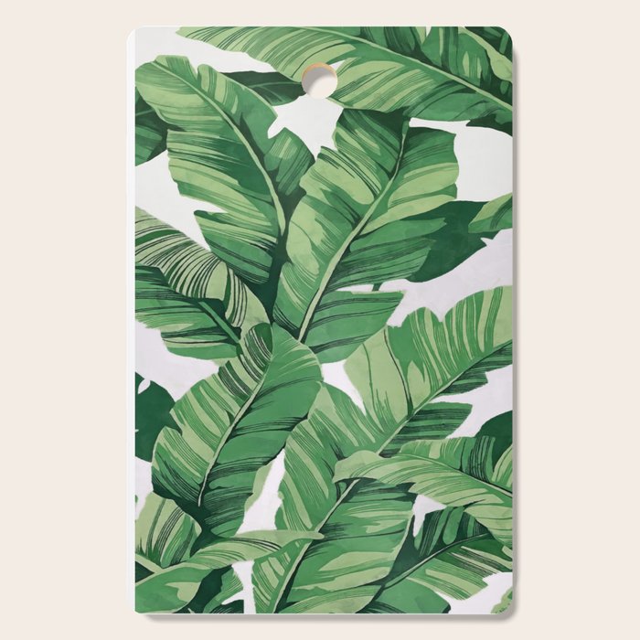 Tropical banana leaves VI Cutting Board Gallery Image 1