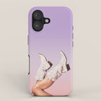 These Boots - Glitter Purple Miami Vibes iPhone Case Gallery Image 1