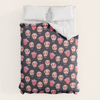 Skulls and strawberries Comforter Gallery Image 6