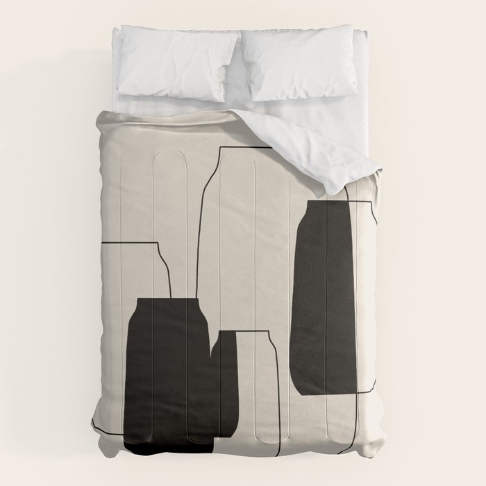 The Gathering - Minimalist Still Life Comforter Gallery Image 6