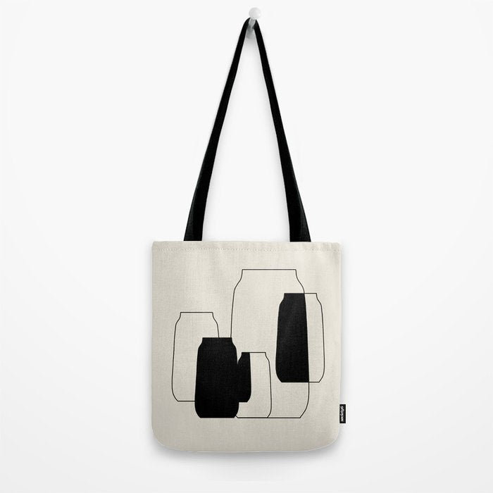 The Gathering - Minimalist Still Life Tote Bag Gallery Image 2