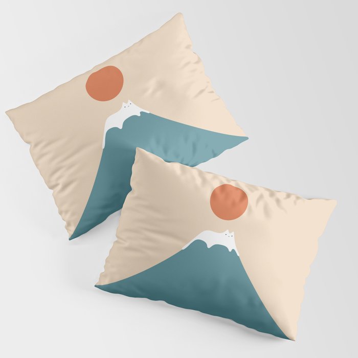 Cat Landscape 158 Pillow Sham Gallery Image 3