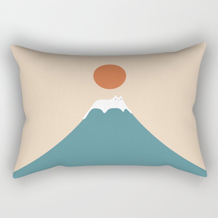 Cat Landscape 158 Rectangular Pillow Gallery Image 1