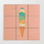 Melting Wood Wall Art Gallery Image 1