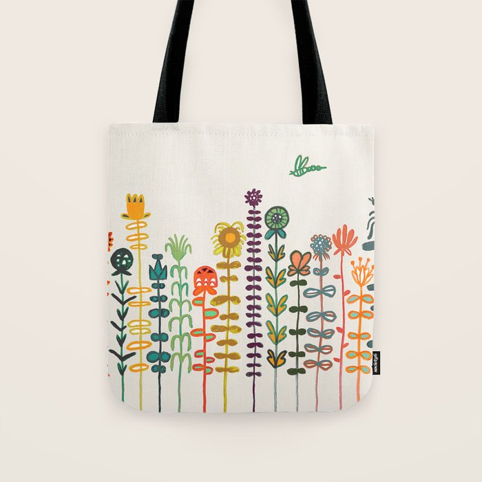 Happy garden Tote Bag Gallery Image 1