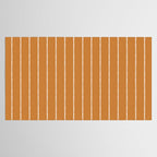 Modern Boho Serenity Stripes Caramel Brown Tablecloth Gallery Image 2