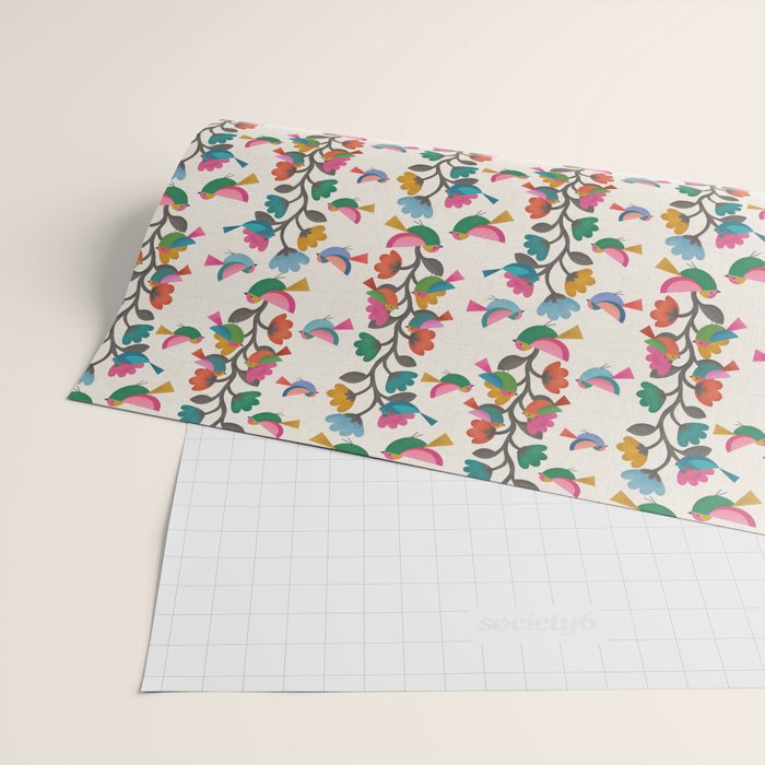 Birds & Blossoms Wrapping Paper Gallery Image 2