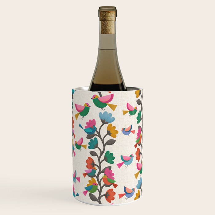 Birds & Blossoms Wine Chiller Gallery Image 3