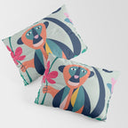 Mid Century Modern Monkey Pillow Sham Gallery Image 3