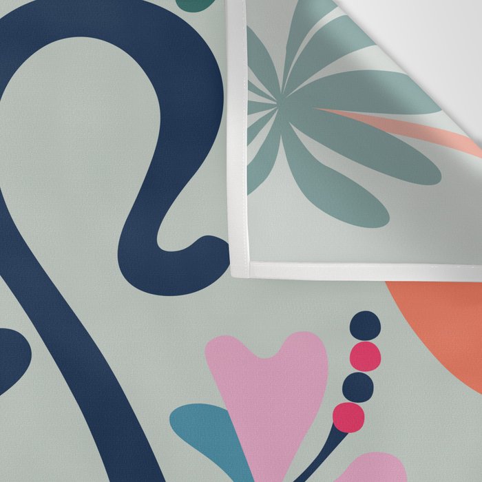 Mid Century Modern Monkey Wall Tapestry Gallery Image 3