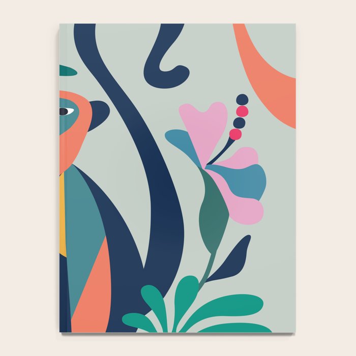 Mid Century Modern Monkey Notebook Gallery Image 4