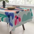 Mid Century Modern Monkey Tablecloth Gallery Image 3