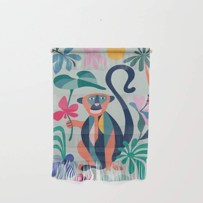 Mid Century Modern Monkey Wall Hanging Gallery Image 1