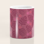 Winter & Woodsy Pine Trees in Ruby Red Coffee Mug Gallery Image 4