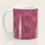 Winter & Woodsy Pine Trees in Ruby Red Coffee Mug Gallery Image 3