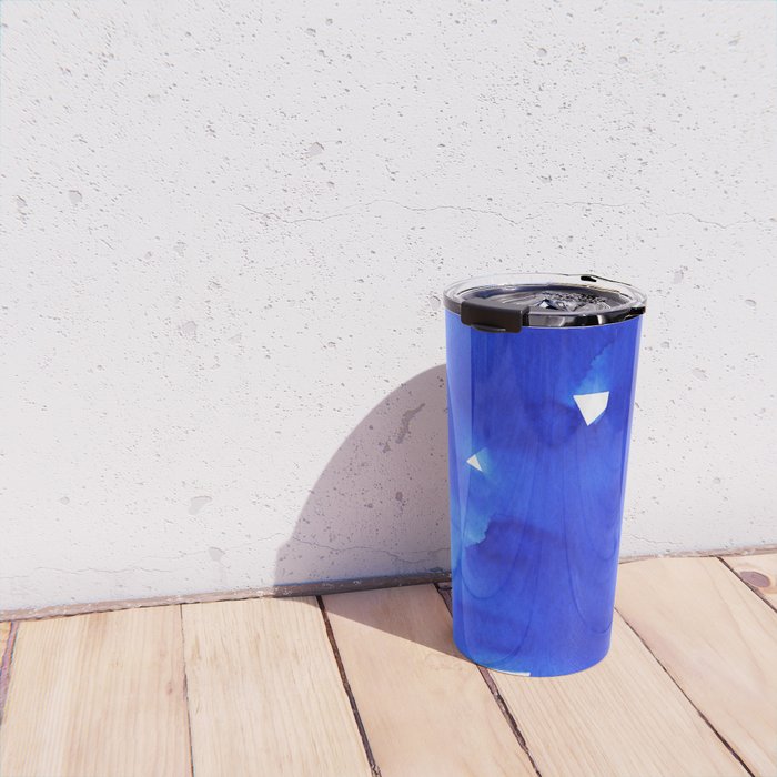 Superwatercolor Blue Travel Mug Gallery Image 4