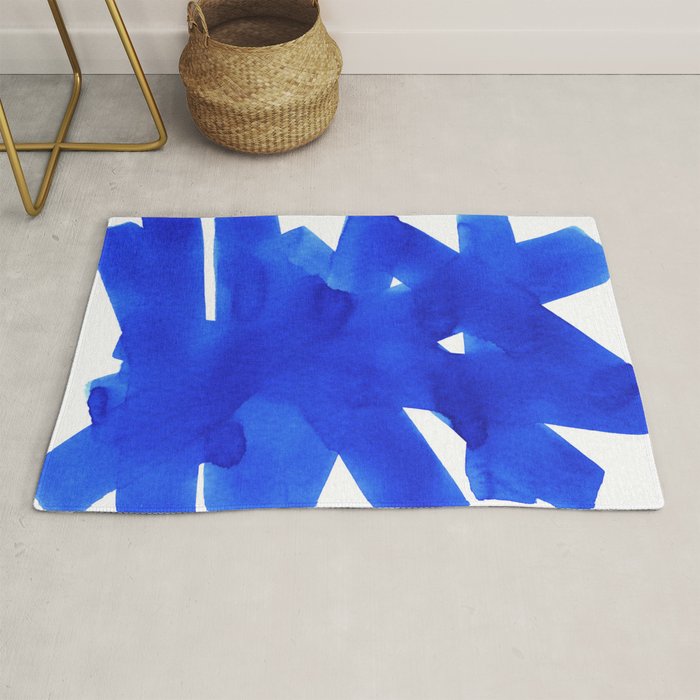Superwatercolor Blue Rug Gallery Image 1