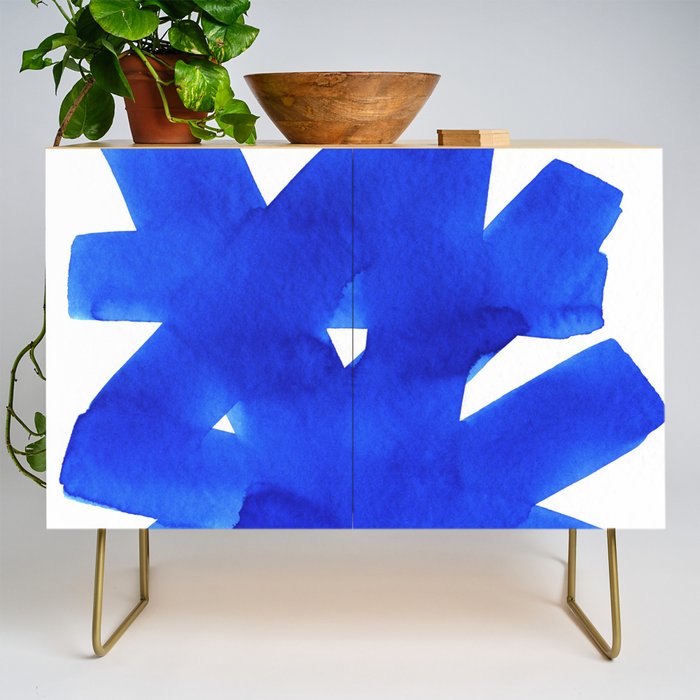 Superwatercolor Blue Credenza Gallery Image 1