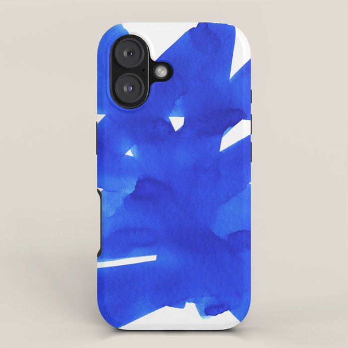 Superwatercolor Blue iPhone Case Gallery Image 1
