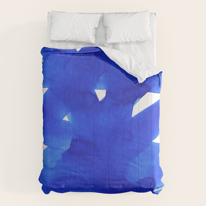 Superwatercolor Blue Comforter Gallery Image 6