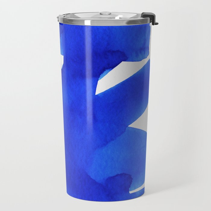 Superwatercolor Blue Travel Mug Gallery Image 2