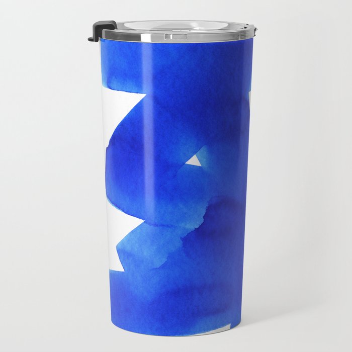 Superwatercolor Blue Travel Mug Gallery Image 3