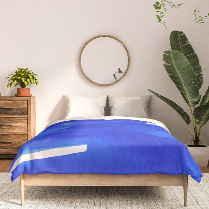 Superwatercolor Blue Comforter Gallery Image 3