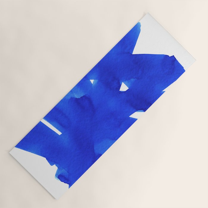 Superwatercolor Blue Yoga Mat Gallery Image 1