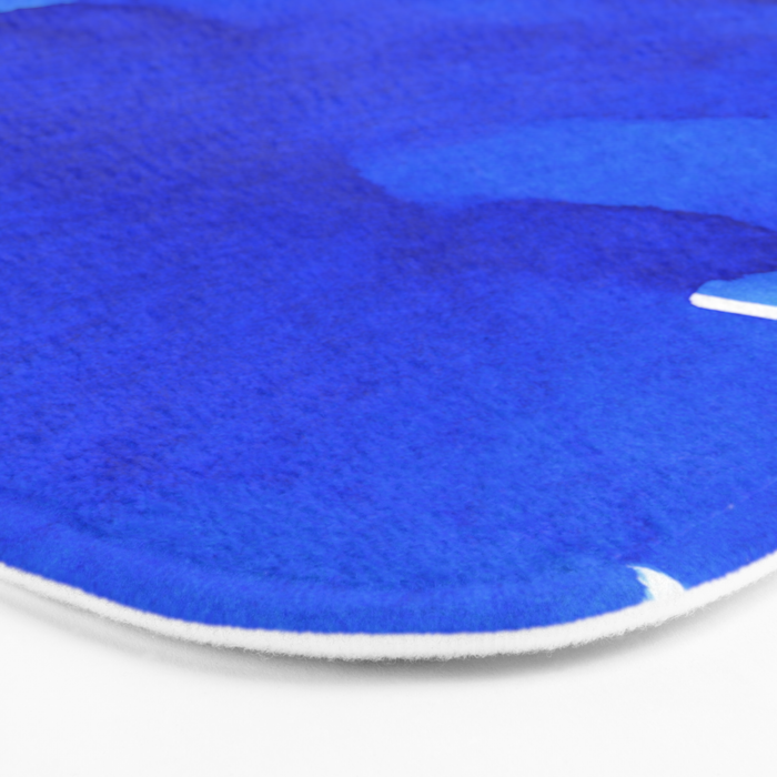 Superwatercolor Blue Bath Mat Gallery Image 3
