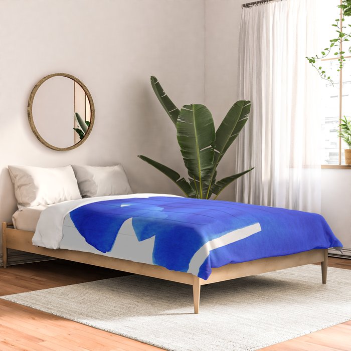 Superwatercolor Blue Comforter Gallery Image 2