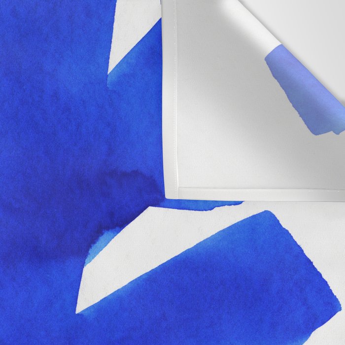 Superwatercolor Blue Wall Tapestry Gallery Image 3