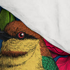 Bee eaters and poppies  Comforter Gallery Image 4
