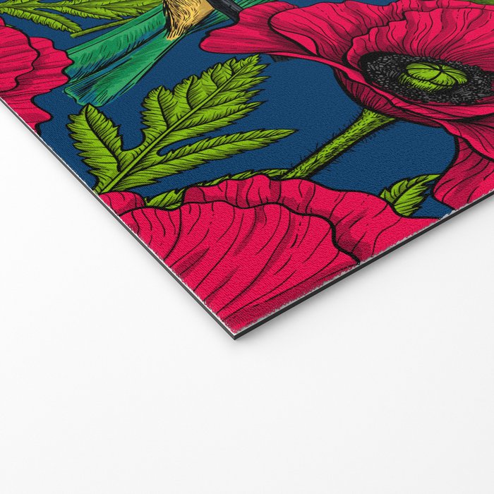 Bee eaters and poppies  Welcome Mat Gallery Image 2
