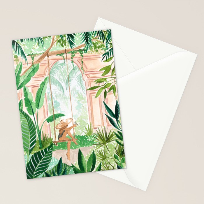 Jungle Swing Stationery Card Gallery Image 2