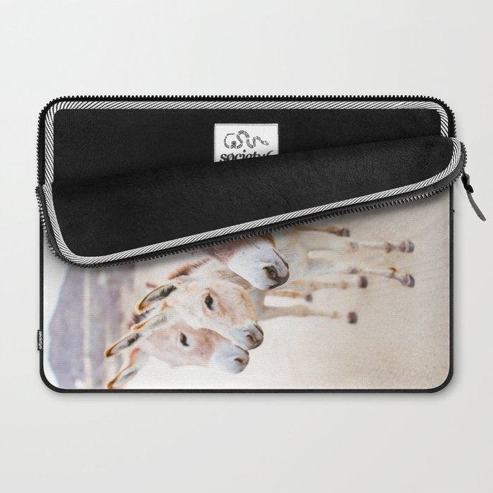Three Donkeys in Baja, Mexico Laptop Sleeve Gallery Image 2