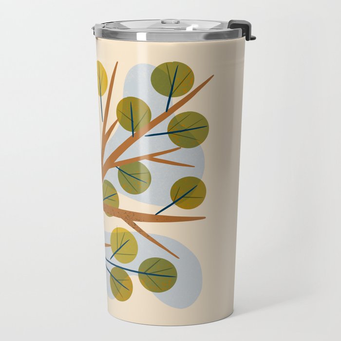 Branch and Leaves Travel Mug Gallery Image 2
