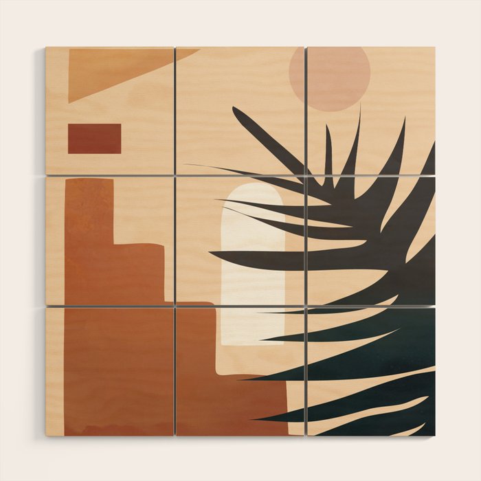 Abstract Elements 19 Wood Wall Art Gallery Image 1