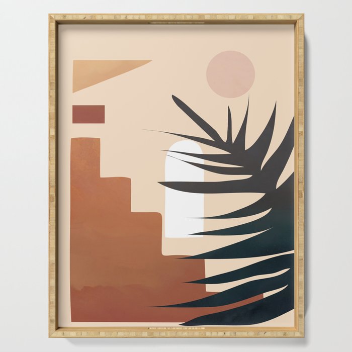 Abstract Elements 19 Serving Tray Gallery Image 1