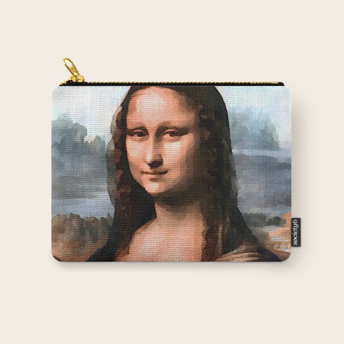 Leonardo da Vinci - The Mona Lisa Carry All Pouch Gallery Image 1