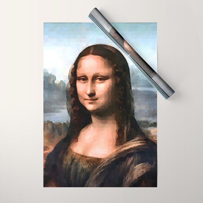 Leonardo da Vinci - The Mona Lisa Wrapping Paper Gallery Image 1