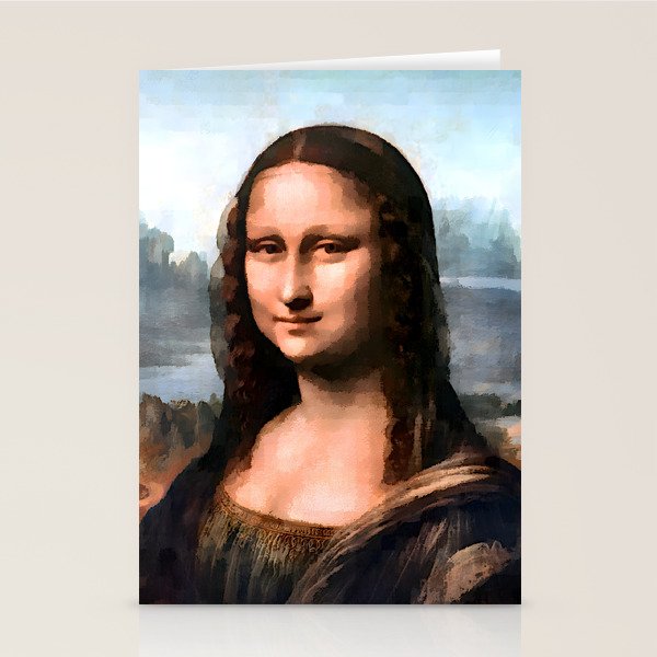 Leonardo da Vinci - The Mona Lisa Stationery Card Gallery Image 2