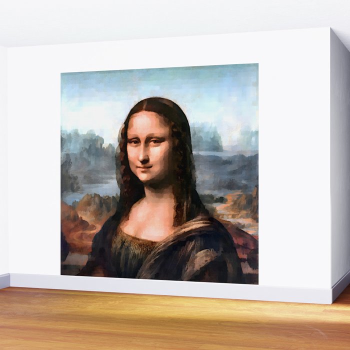 Leonardo da Vinci - The Mona Lisa Wall Mural Gallery Image 2